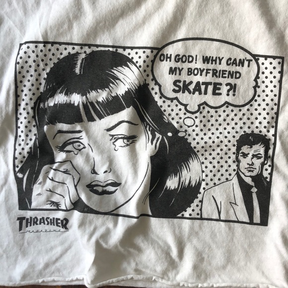 THRASHER CROP TOP - Picture 2 of 5